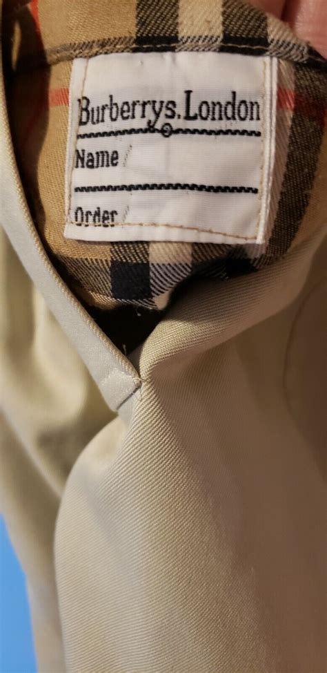 burberry coat serial number check